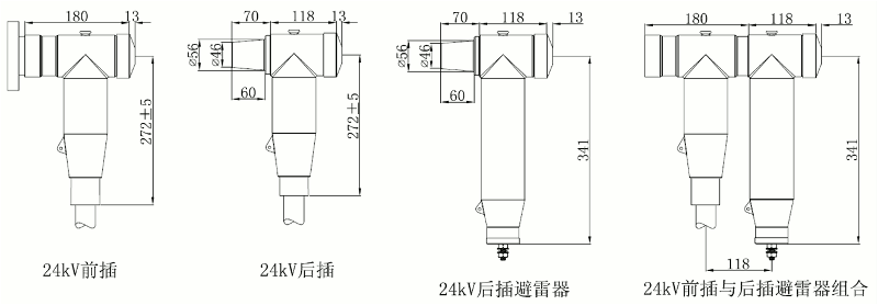 J9国际集团24kV欧式630A屏蔽型可分离连接器尺寸图.gif